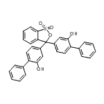 CAS 登录号：94442-18-9， 5-[3-(3-羟基-4-苯基-苯基)-1,1-二氧代-苯并[c]氧硫杂环戊烷-3-基]-2-苯基-苯酚