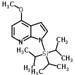 CAS 登录号：944936-26-9， 4-甲氧基-1-(三异丙基硅烷基)-1H-吡咯并[2,3-b]吡啶