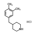 CAS 登录号：945374-66-3， 4-(3,4-二甲基苄基)哌啶盐酸盐(1:1)