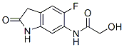 CAS 登录号：945379-40-8， N-(5-氟-2,3-二氢-2-氧代-1H-吲哚-6-基)-2-羟基-乙酰胺