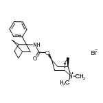 CAS 登录号：94598-43-3， [(1R,5S)-8,8-二甲基-8-铵双环[3.2.1]辛烷-3-基]N-(2-苯基降冰片烷-2-基)氨基甲酸酯溴化物
