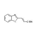 CAS 登录号：94663-46-4， (2E)-3-(1,3-苯并噻唑-2-基)丙烯腈
