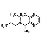 CAS 登录号：946658-53-3， N-乙基-N-[1-(3-甲基-2-吡嗪基)乙基]-1,2-乙二胺