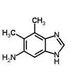 CAS 登录号：946932-54-3， 4,5-二甲基-1H-苯并咪唑-6-胺