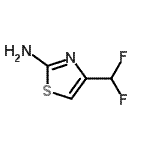 CAS 登录号：947179-20-6， 4-(二氟甲基)-1,3-噻唑-2-胺