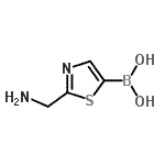 CAS 登录号：947281-58-5， [2-(氨基甲基)-1,3-噻唑-5-基]硼酸