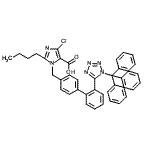 CAS 登录号：947331-10-4， 2-丁基-4-氯-1-{[2'-(1-三苯甲基-1H-四唑-5-基)-4-联苯基]甲基}-1H-咪唑-5-羧酸