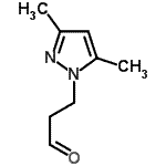 CAS 登录号：947404-89-9， 3-(3,5-二甲基-1H-吡唑-1-基)丙醛