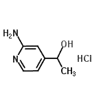CAS 登录号：947533-19-9， 1-(2-氨基-4-吡啶基)乙醇盐酸盐(1:1)