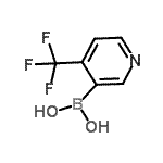 CAS 登录号：947533-41-7， [4-(三氟甲基)-3-吡啶基]硼酸