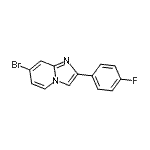 CAS 登录号：947533-55-3， 7-溴-2-(4-氟苯基)咪唑并[1,2-a]吡啶