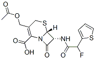 CAS 登录号：94788-69-9， 7(alpha-氟-2-噻吩基乙酰氨基)头孢烷酸
