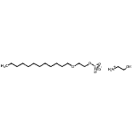 CAS#: 94825-15-7, 2-dodecoxyethyl sulfate; 2-hydroxyethylammonium