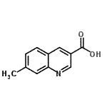 CAS 登录号：948291-17-6， 7-甲基-3-喹啉羧酸