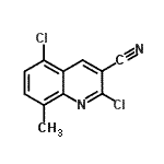CAS 登录号：948291-30-3， 2,5-二氯-8-甲基-3-喹啉甲腈
