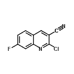 CAS 登录号：948291-81-4， 2-氯-7-氟-3-喹啉甲腈