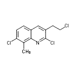 CAS 登录号：948291-91-6， 2,7-二氯-3-(2-氯乙基)-8-甲基喹啉