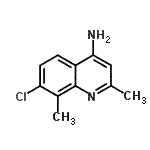 CAS 登录号：948293-37-6， 7-氯-2,8-二甲基-4-喹啉胺