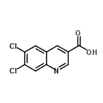 CAS 登录号：948294-42-6， 6,7-二氯-3-喹啉羧酸