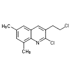CAS 登录号：948294-43-7， 2-氯-3-(2-氯乙基)-6,8-二甲基喹啉