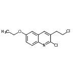 CAS 登录号：948294-49-3， 2-氯-3-(2-氯乙基)-6-乙氧基喹啉