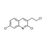 CAS 登录号：948294-54-0， 2,7-二氯-3-(2-氯乙基)喹啉