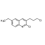 CAS 登录号：948294-64-2， 2-氯-3-(3-氯丙基)-6-乙基喹啉