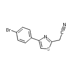CAS 登录号：94833-31-5， [4-(4-溴苯基)-1,3-噻唑-2-基]乙腈