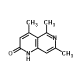 CAS 登录号：948350-30-9， 4,5,7-三甲基-1,6-萘啶-2(1H)-酮