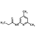CAS 登录号：94843-69-3， N-(4,6-二甲基-2-吡啶基)丙酰胺