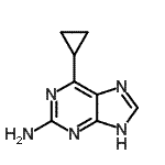 CAS 登录号：948551-49-3， 6-环丙基-3H-嘌呤-2-胺