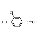 CAS 登录号：949114-22-1， 2-氯-4-乙炔基苯酚
