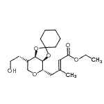 CAS 登录号：94926-27-9， (1S)-1,5-脱水-2,3-O-1,1-环己烷二基-4-脱氧-1-[(2E)-4-乙氧基-2-甲基-4-氧代-2-丁烯-1-基]-4-(2-羟基乙基)-D-核糖醇