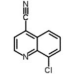 CAS 登录号：949535-26-6， 8-氯-4-喹啉甲腈