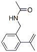 CAS 登录号：949593-89-9， N-[[2-(1-甲基乙烯基)苯基]甲基]-乙酰胺