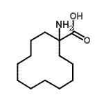 CAS 登录号：950-29-8， 1-氨基环十二烷羧酸