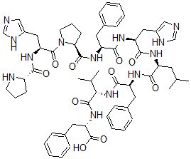 CAS#: 95034-26-7, Pro-His-Pro-Phe-His-Leu-Phe-Val-Phe-OH
