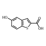 CAS 登录号：95094-87-4， 5-羟基-1-苯并噻吩-2-羧酸