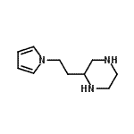 CAS 登录号：95138-18-4， 2-[2-(1H-吡咯-1-基)乙基]哌嗪
