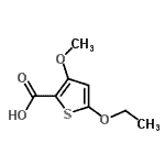 CAS 登录号：95202-08-7， 5-乙氧基-3-甲氧基-2-噻吩羧酸