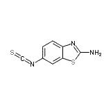 CAS 登录号：95240-24-7， 6-异硫氰酸基-1,3-苯并噻唑-2-胺