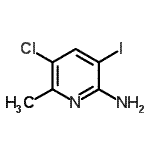 CAS 登录号：952917-46-3， 5-氯-3-碘-6-甲基-2-吡啶胺