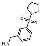 CAS 登录号：953727-42-9， 1-[3-(1-吡咯烷基磺酰基)苯基]甲胺