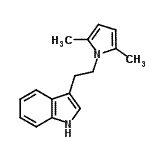 CAS 登录号：95399-28-3， 3-[2-(2,5-二甲基-1H-吡咯-1-基)乙基]-1H-吲哚
