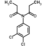 CAS 登录号：954-24-5， N-(3,4-二氯苯基)-N-丙酰基丙酰胺
