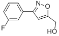 CAS 登录号：954240-02-9， 3-(3-氟苯基)-5-异恶唑甲醇