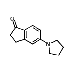 CAS 登录号：954241-21-5， 5-(1-吡咯烷基)-1-茚满酮