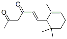 CAS 登录号：95470-29-4， (E)-6-(2,6,6-三甲基环己-2-烯-1-基)己-5-烯-2,4-二酮