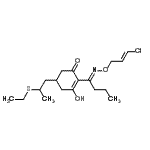 CAS 登录号：95480-33-4， 2-[(1E)-N-{[(2E)-3-氯-2-丙烯-1-基]氧基}琥珀酰亚胺基]-5-[2-(乙硫基)丙基]-3-羟基-2-环己烯-1-酮