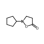CAS 登录号：95503-58-5， 2-环戊基-1,2-恶唑烷-5-酮